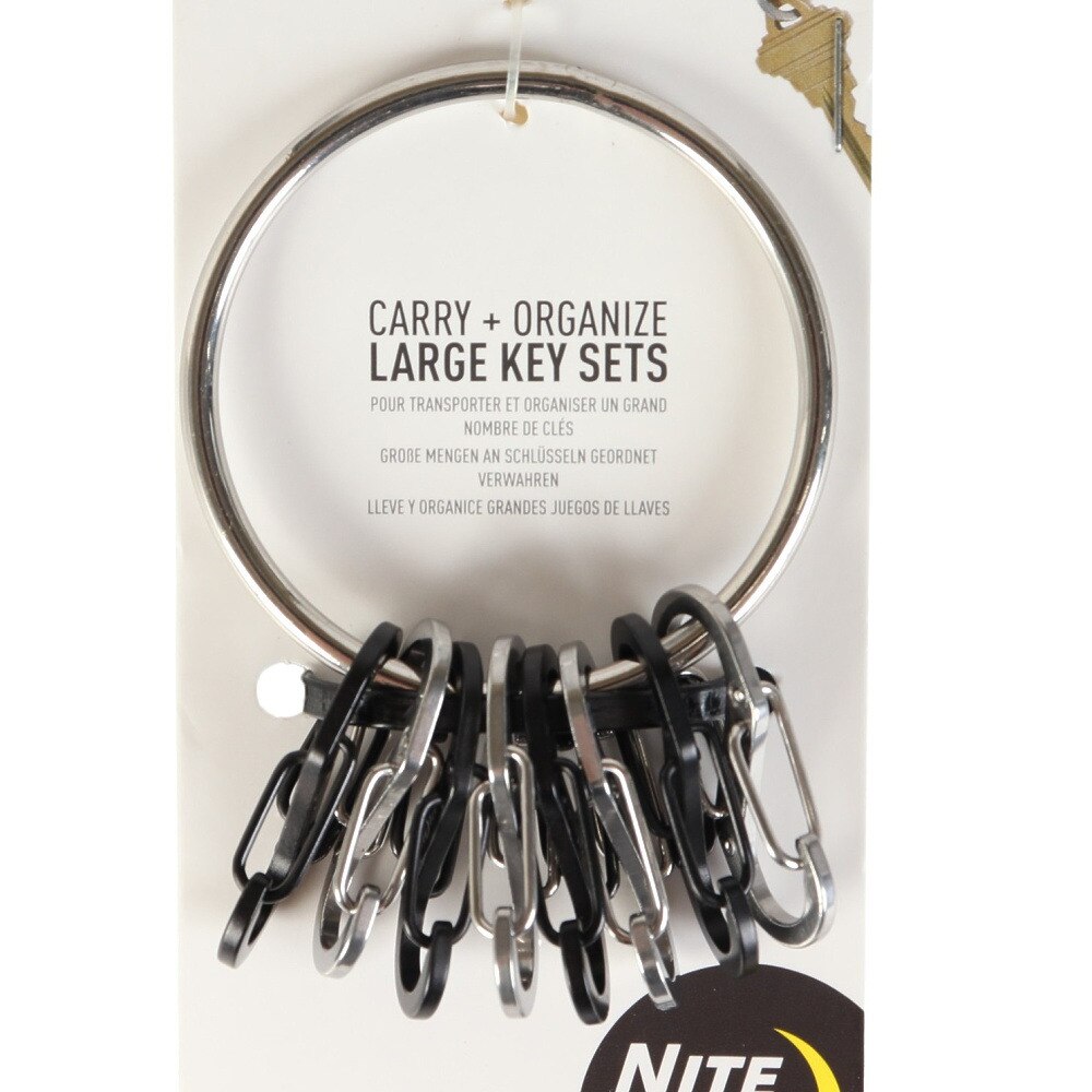 ナイトアイズ（NITE-IZE）（メンズ、レディース）カラビナ 金具 ビッグリングスチール NI02622