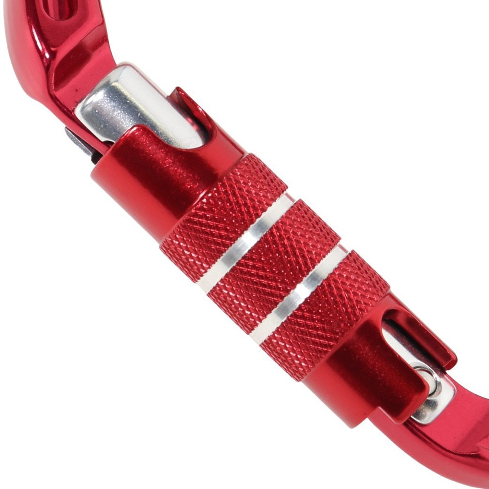 ロックテリクス 防犯 防災 救命 カラビナ キーホルダー HMSデコクイックロック 22AMG13111/2T RED レッド