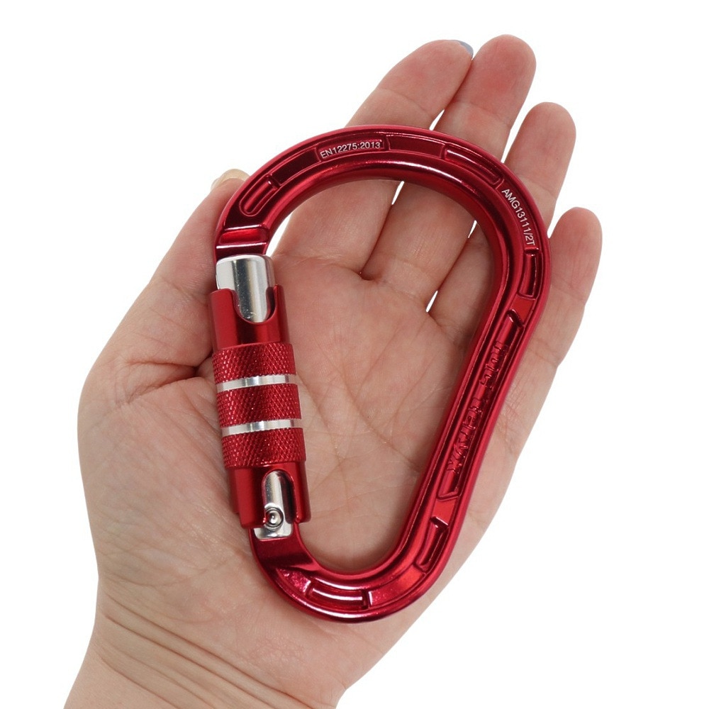 ロックテリクス 防犯 防災 救命 カラビナ キーホルダー HMSデコクイックロック 22AMG13111/2T RED レッド