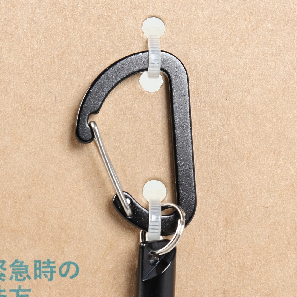 ハイマウント（High MOUNT）（メンズ、レディース）カラビナ 金具 カラビナ&ホイッスル BK 23580