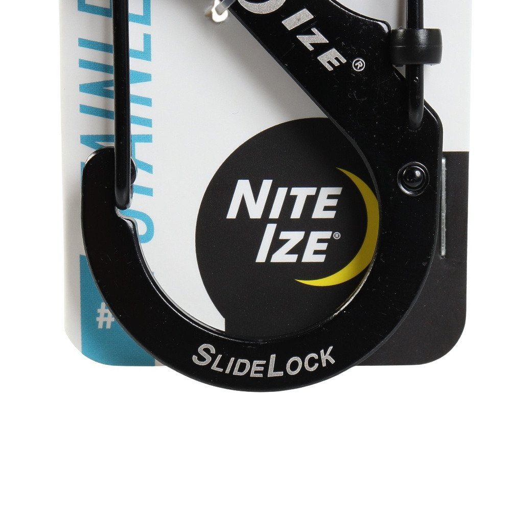 ナイトアイズ（NITE-IZE）（メンズ、レディース）カラビナ 金具 エスビナースライドロック 4ブラック NI02671