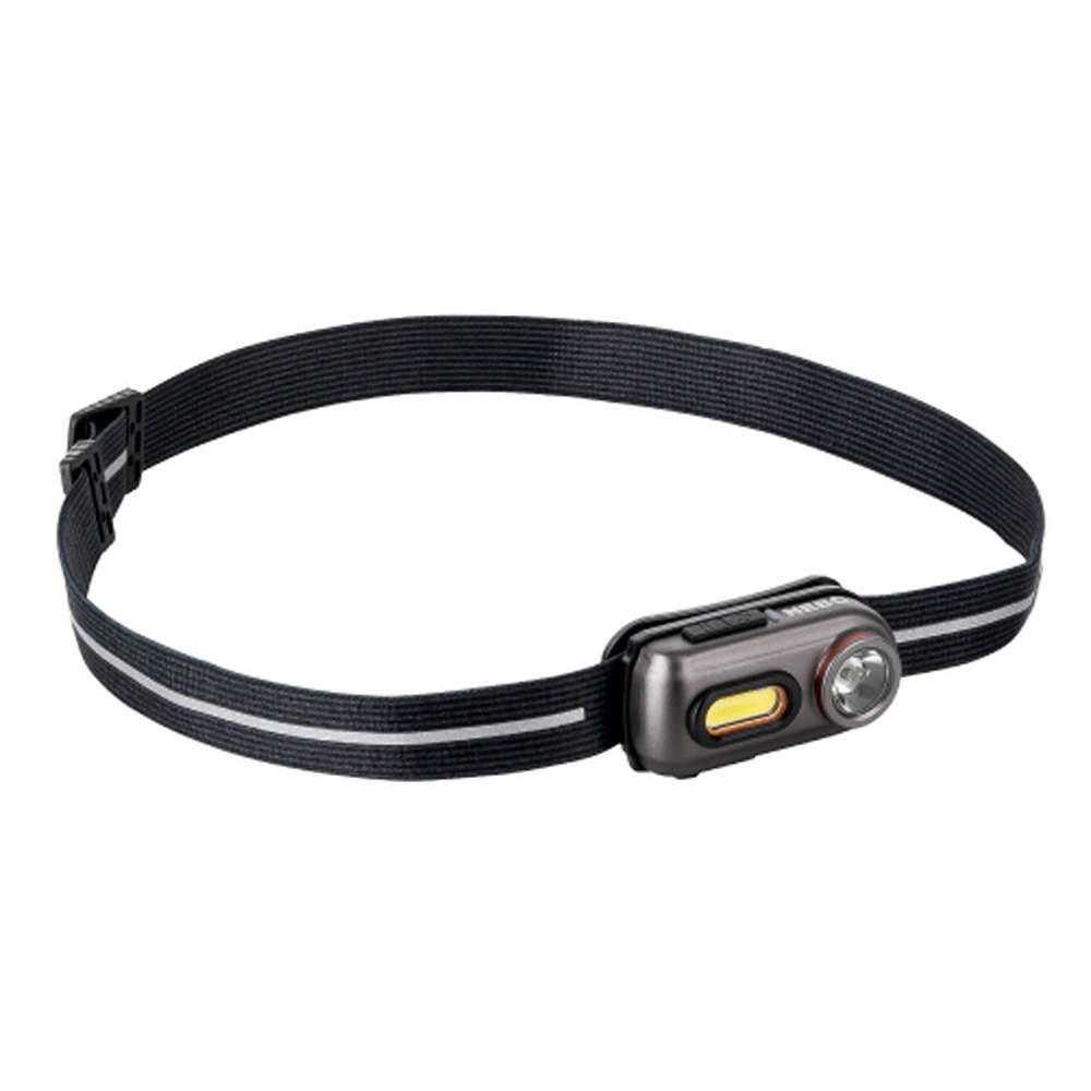 NEBO（NEBO） ヘッドライト ヘッドランプ EINSTEIN 400 14764 グレー 専用充電池 USBケーブル付