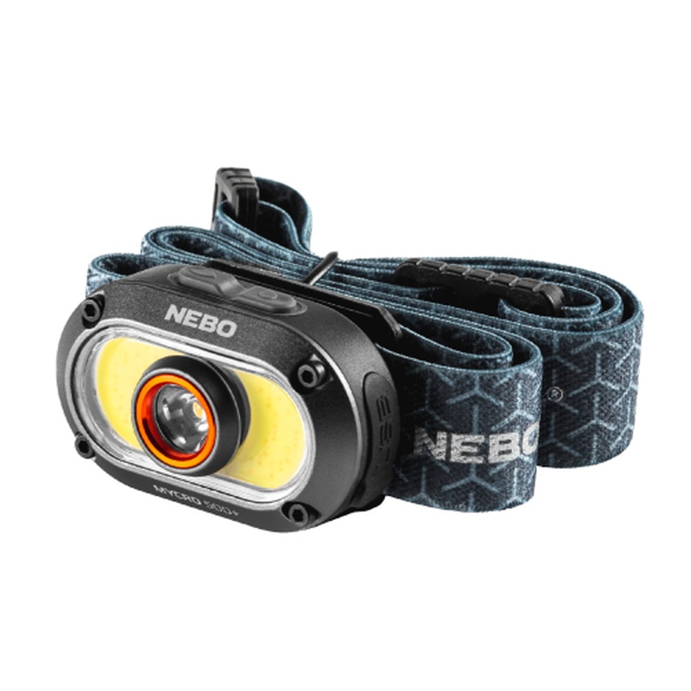 NEBO（NEBO） ヘッドライト ヘッドランプ MYCRO 500 14765 グレー 専用充電池 USBケーブル付
