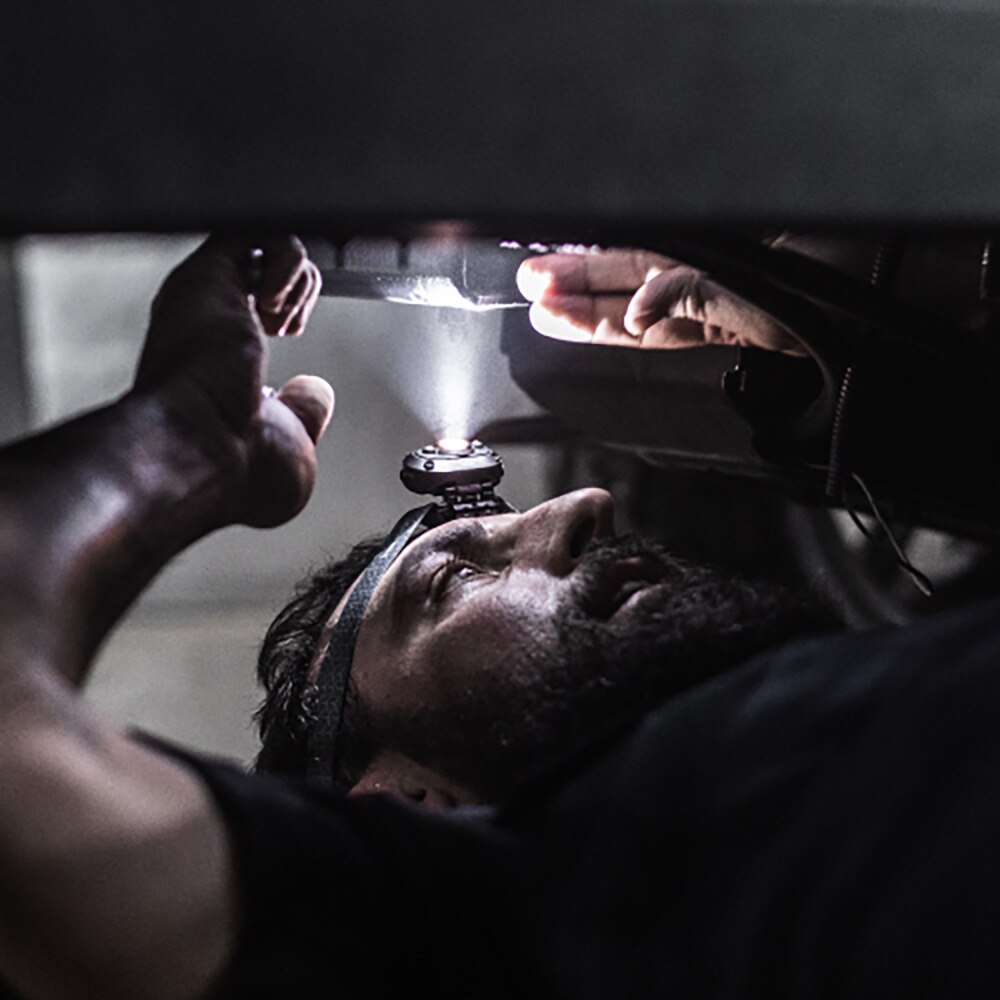 NEBO（NEBO）（メンズ、レディース）ヘッドライト ヘッドランプ MYCRO HEADLAMP 14766 専用充電池 充電USBケーブル ヘッドストラップ付