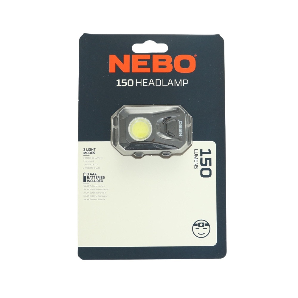 NEBO（NEBO）（メンズ、レディース）ヘッドライト ヘッドランプ 150 HEADLAMP 14767150 ヘッドストラップ付