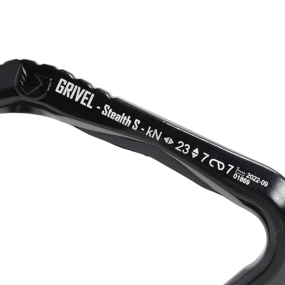 グリベル（GRIVEL）（メンズ、レディース）登山 小物 カラビナ ステルス ストレート GV-RSK16S ブラック