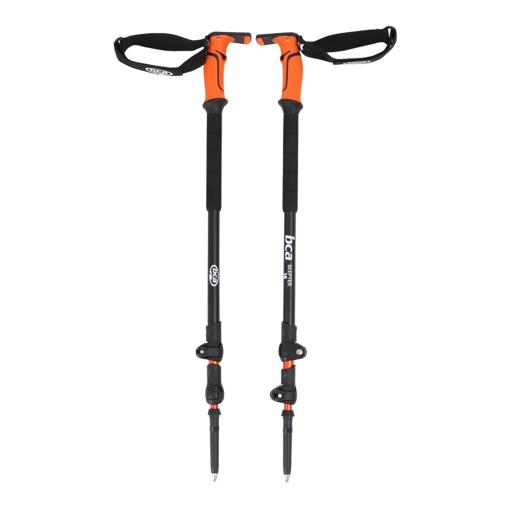 bca（BACKCOUNTRY ACCESS）（メンズ、レディース）ポール 登山 小物 SCEPTER 3S BK/OR C2305007010