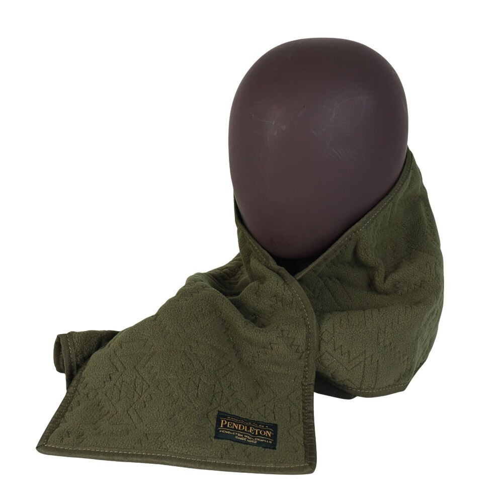 ペンドルトン（PENDLETON）（メンズ、レディース）ネックウォーマー フリースQTマフラー PDT-000-243015 OLIVE
