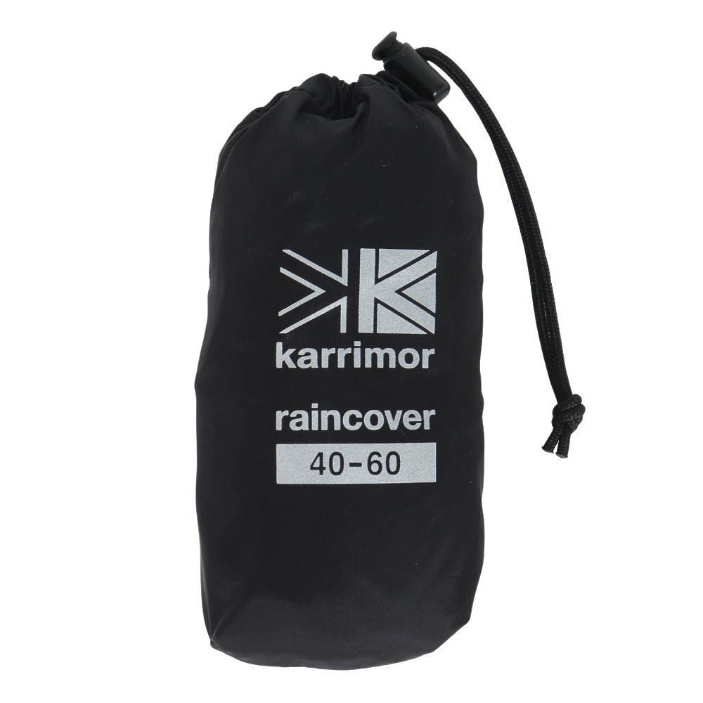 カリマー（karrimor）（メンズ、レディース）登山用小物 レインカバー 40～60L対応 501105-9000 ブラック 収納ポーチ付