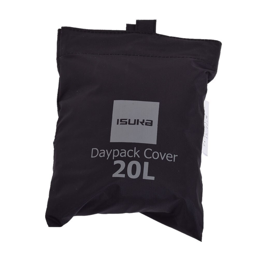 イスカ（ISUKA）（メンズ、レディース）デイパックカバー 20サイズ 2617-01 ブラック ザック用カバー
