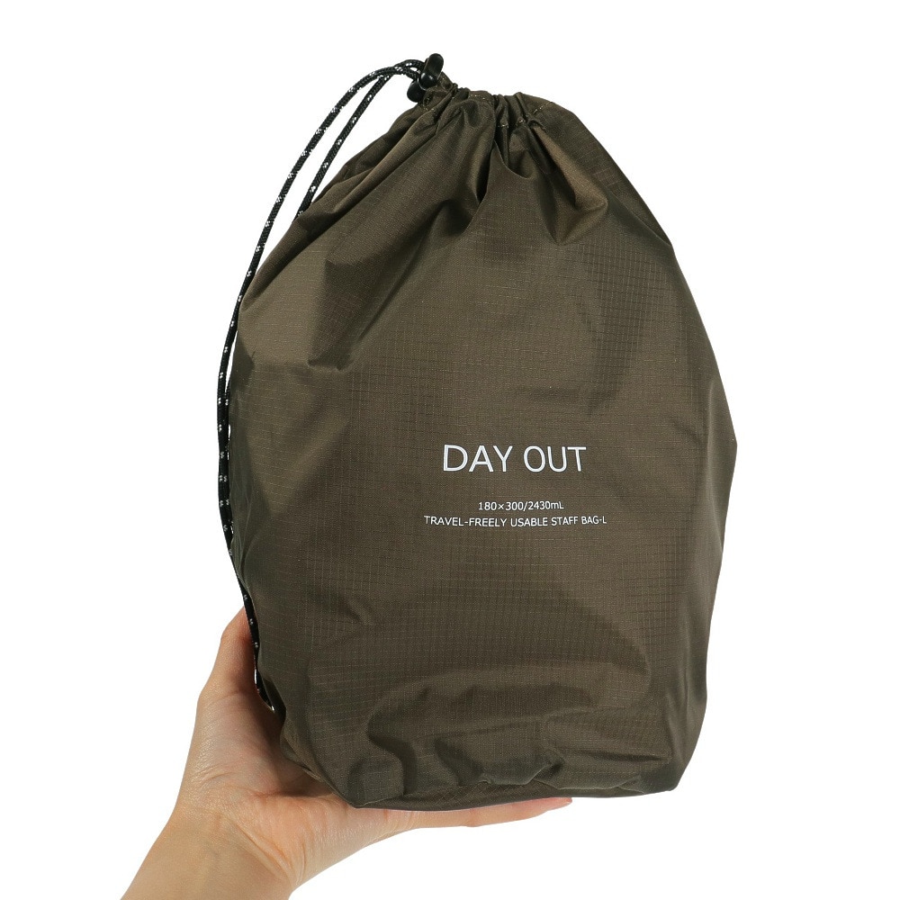 DAYOUT（DAYOUT）（メンズ）収納バッグ 登山用小物 USABLE スタッフバッグ L DO029-L-KHAKI カーキ 2.4L