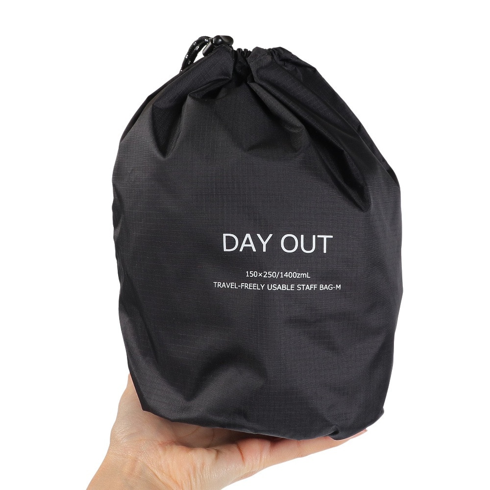 DAYOUT（DAYOUT）（メンズ）収納バッグ 登山用小物 USABLE スタッフバッグ M DO029-M-BLACK ブラック 1.4L
