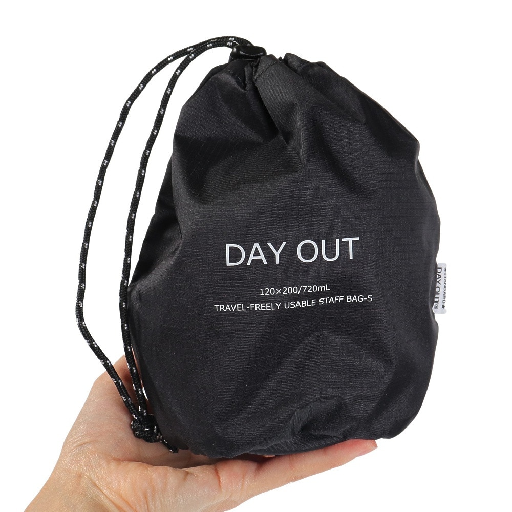 DAYOUT（DAYOUT）（メンズ）収納バッグ 登山用小物 USABLE スタッフバッグ S DO029-S-BLACK ブラック 0.7L