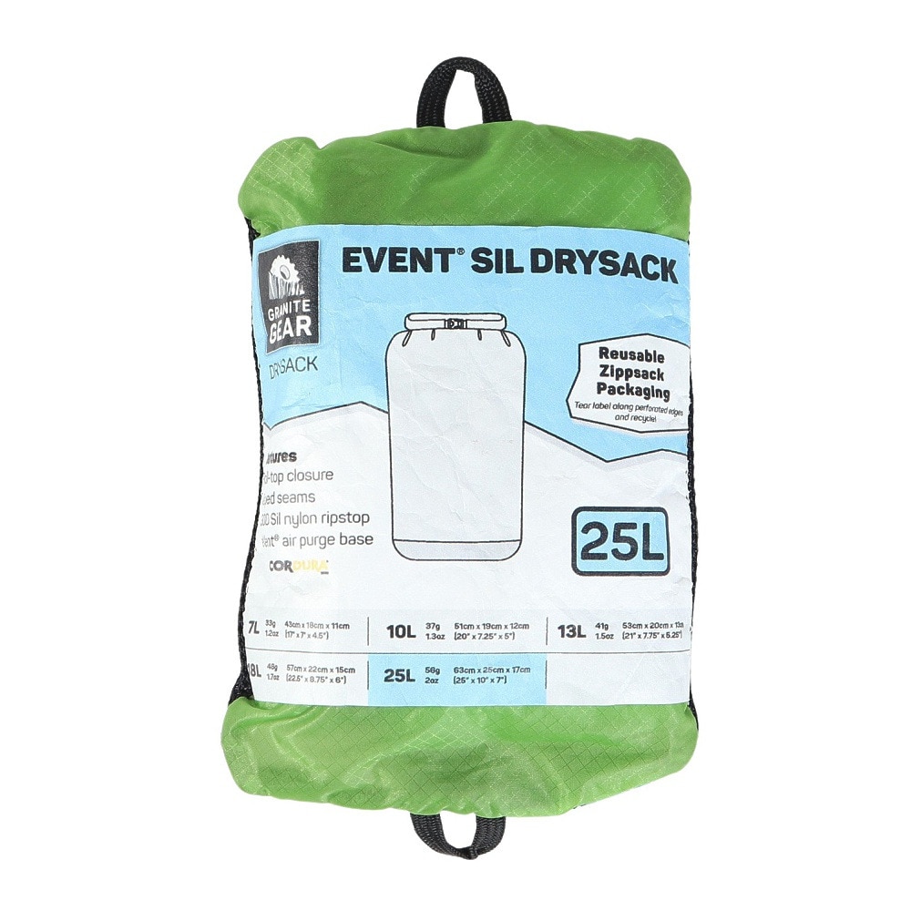 グラナイトギア（GRANITEGEAR）（メンズ、レディース）登山用小物 eVent シルドライサック 25L 2210900132-146