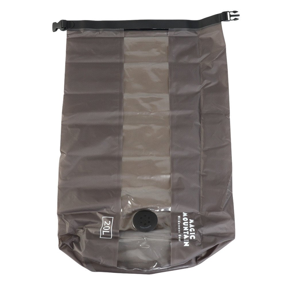 マジックマウンテン（MAGICMOUNTAIN）（メンズ、レディース）登山用小物 コンプレスドライバッグ 20L MMCPDB20LGY