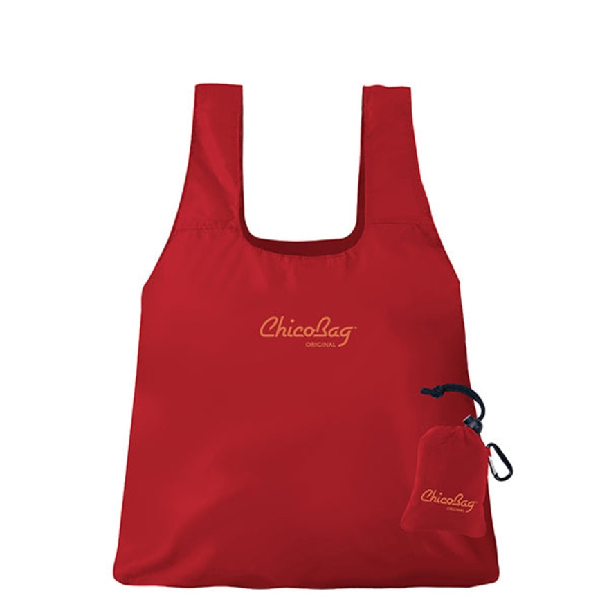 チコバッグ（CHICOBAG）（メンズ、レディース、キッズ）登山用小物 エコバッグ レッド 19430020004000