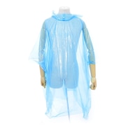 (メンズ、レディース)ハンディポンチョ ライトブルー 23498 雨具 レインウェア