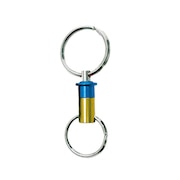 (メンズ、レディース、キッズ)200kgの引張りに耐える NASA 技術 防災 防犯 キーホルダー キーリリース 00800012904000