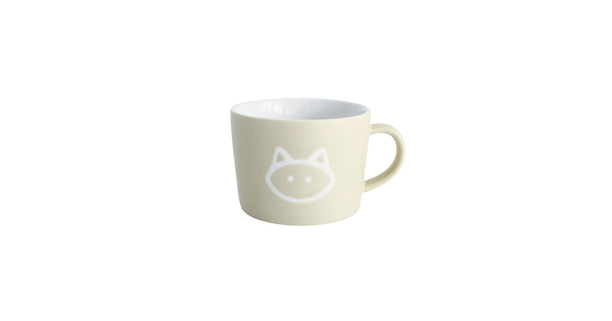 キッズ陶器マグカップ キャット ベージュ プチママン Sfpy1601 スパイス エルブレス