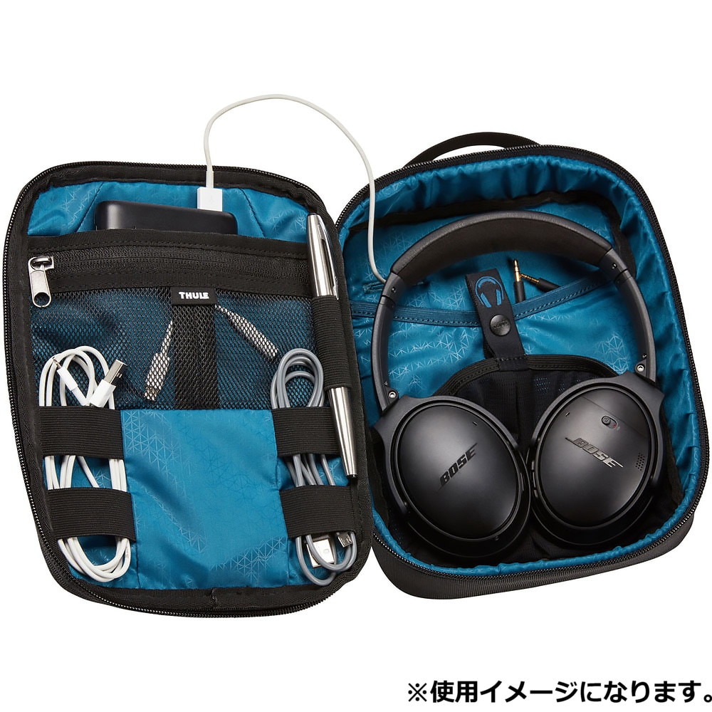 スーリー（THULE）（メンズ、レディース）トラベル 電子機器ケース Subterra パワーシャトルプラス 3204139 ブラック ヘッドホン ケーブル 