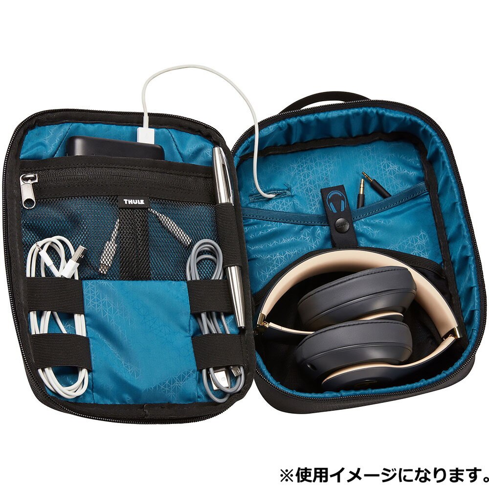 スーリー（THULE）（メンズ、レディース）トラベル 電子機器ケース Subterra パワーシャトルプラス 3204139 ブラック ヘッドホン ケーブル 