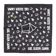 (メンズ、レディース、キッズ)ネイチャープリントバンダナ EAT.SLEEP.CAMP 11180001000045