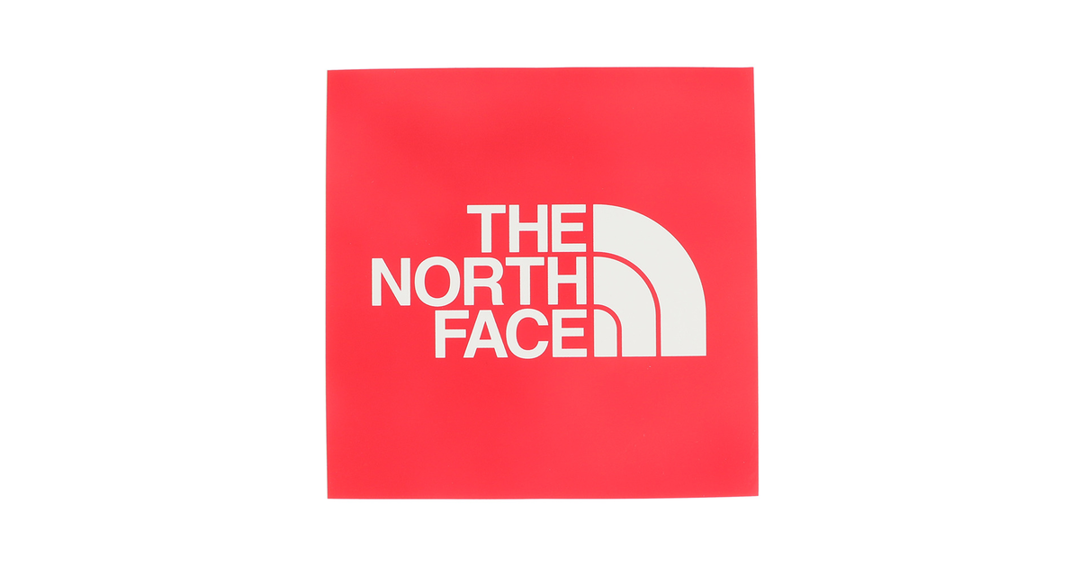 ザ・ノース・フェイス（THE NORTH FACE）（メンズ、レディース、キッズ）スクエアロゴステッカー NN32014 R レッド