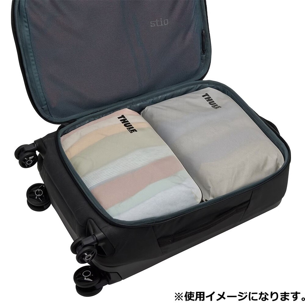 スーリー（THULE）（メンズ、レディース）収納バッグ パッキング キューブ Medium 3204859 ホワイト トラベルポーチ 旅行 衣類収納