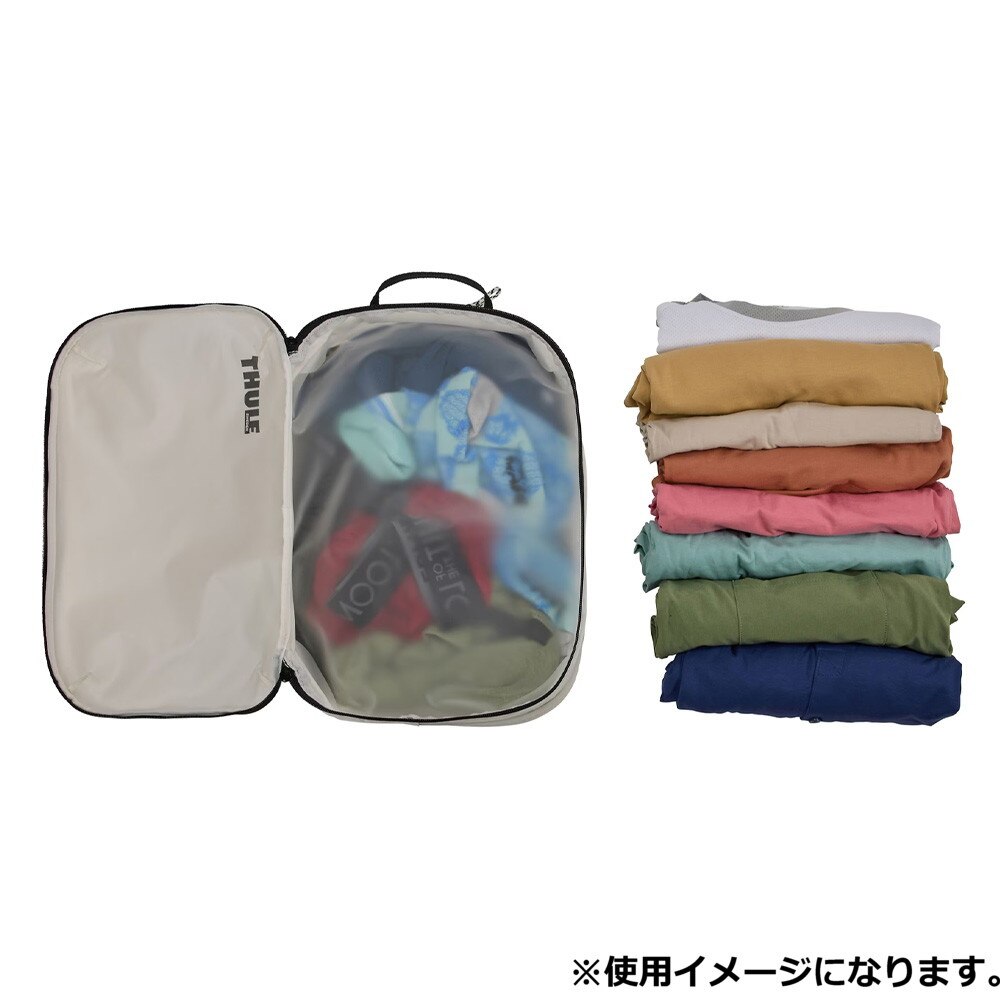 スーリー（THULE）（メンズ、レディース）収納バッグ パッキング キューブ Clean/D 3204861 ホワイト トラベルポーチ 旅行 衣類収納