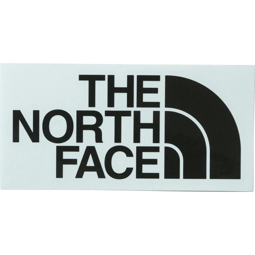 ノースフェイス（THE NORTH FACE）（メンズ、レディース、キッズ）TNFカッティングステッカー NN32347 K ブラック  縦6.8cm×横14cm ワンポイント 装飾 