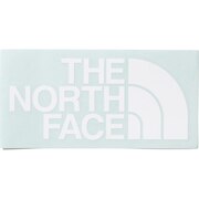 ノースフェイス（THE NORTH FACE）（メンズ、レディース、キッズ）TNFカッティングステッカー NN32347 W ホワイト 縦6.8cm×横14cm ワンポイント 装飾 