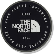 ノースフェイス（THE NORTH FACE）（メンズ、レディース、キッズ）TNFプリントステッカー NN32348 FA ブラック 丸型 ワンポイント 装飾 