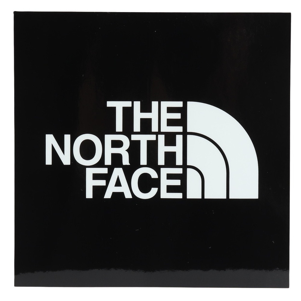 ノースフェイス（THE NORTH FACE）（メンズ、レディース、キッズ）TNFスクエアロゴステッカー NN32349 K ブラック 縦9.5cm×横9.5cm ワンポイント 装飾 