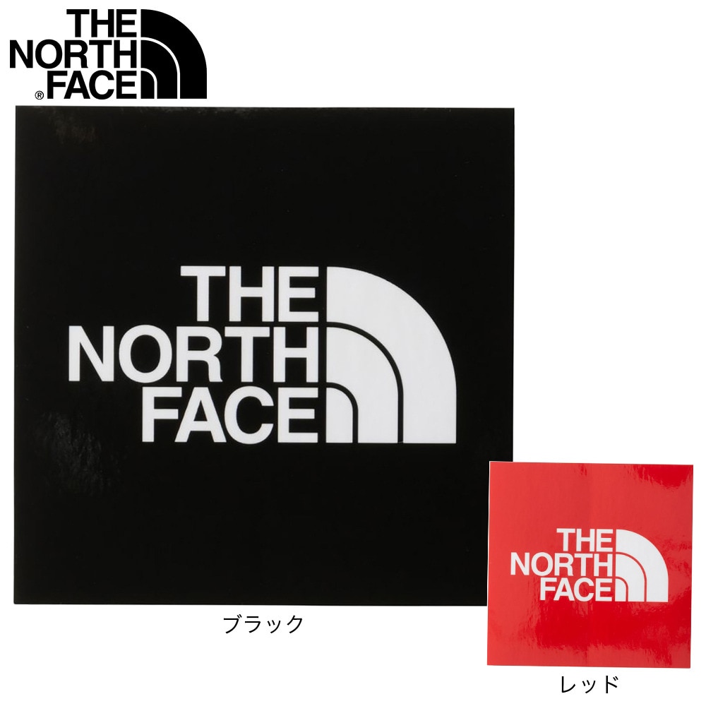 ザ・ノース・フェイス（THE NORTH FACE）（メンズ、レディース、キッズ）TNFスクエアロゴステッカー NN32349 K ブラック 縦9.5cm×横9.5cm ワンポイント 装飾 