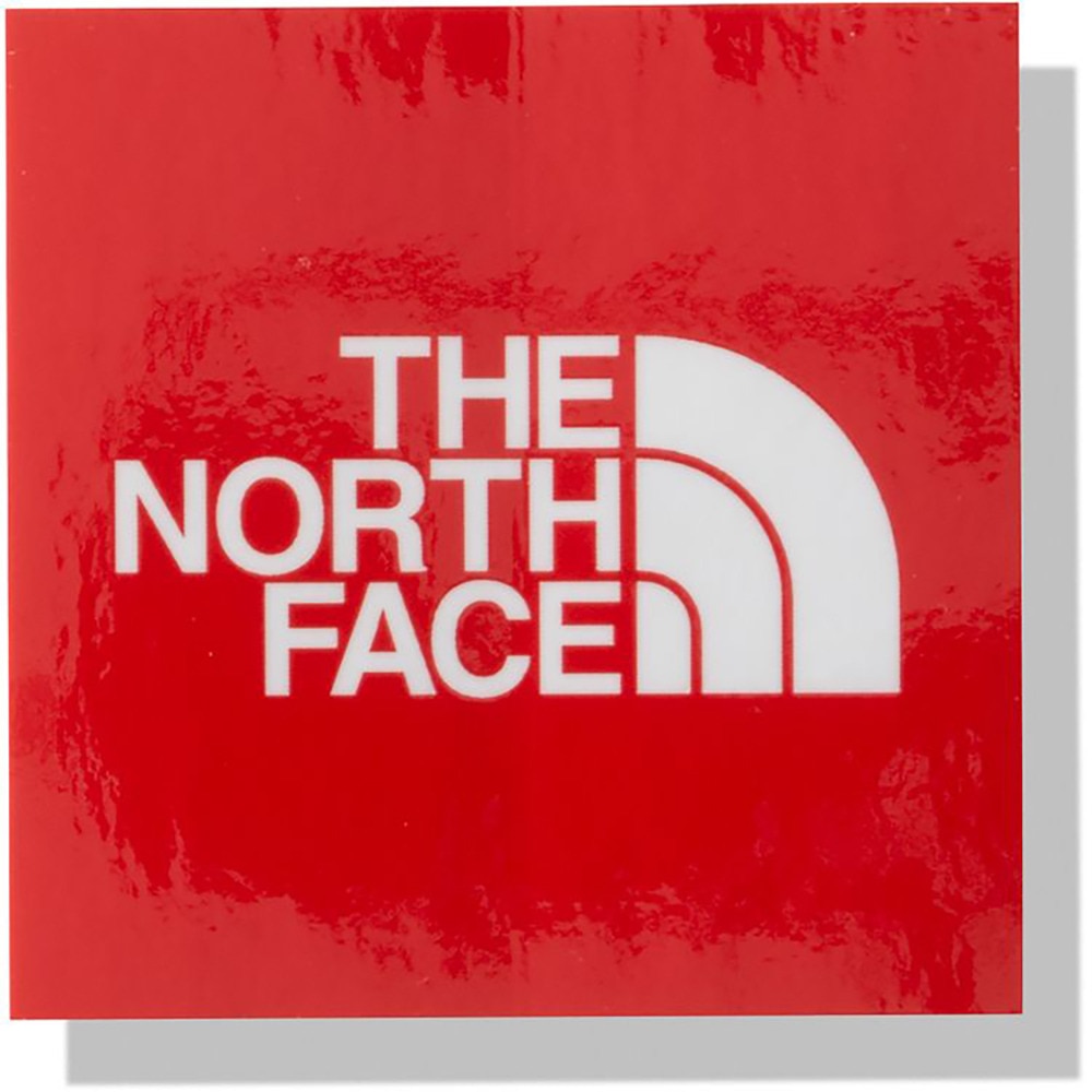 ザ・ノース・フェイス（THE NORTH FACE）（メンズ、レディース、キッズ）TNFスクエアロゴステッカーミニ NN32350 R レッド 縦5cm×横5cm ワンポイント 装飾 