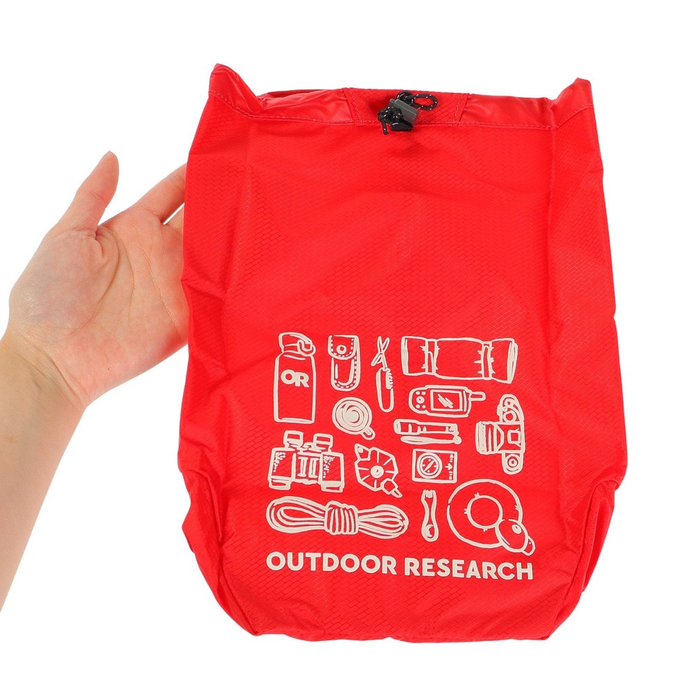 アウトドアリサーチ（OUTDOOR RESEARCH）（メンズ、レディース）収納パック PackOut Ultralight スタッフ サック 5L 19844072104000 レッド