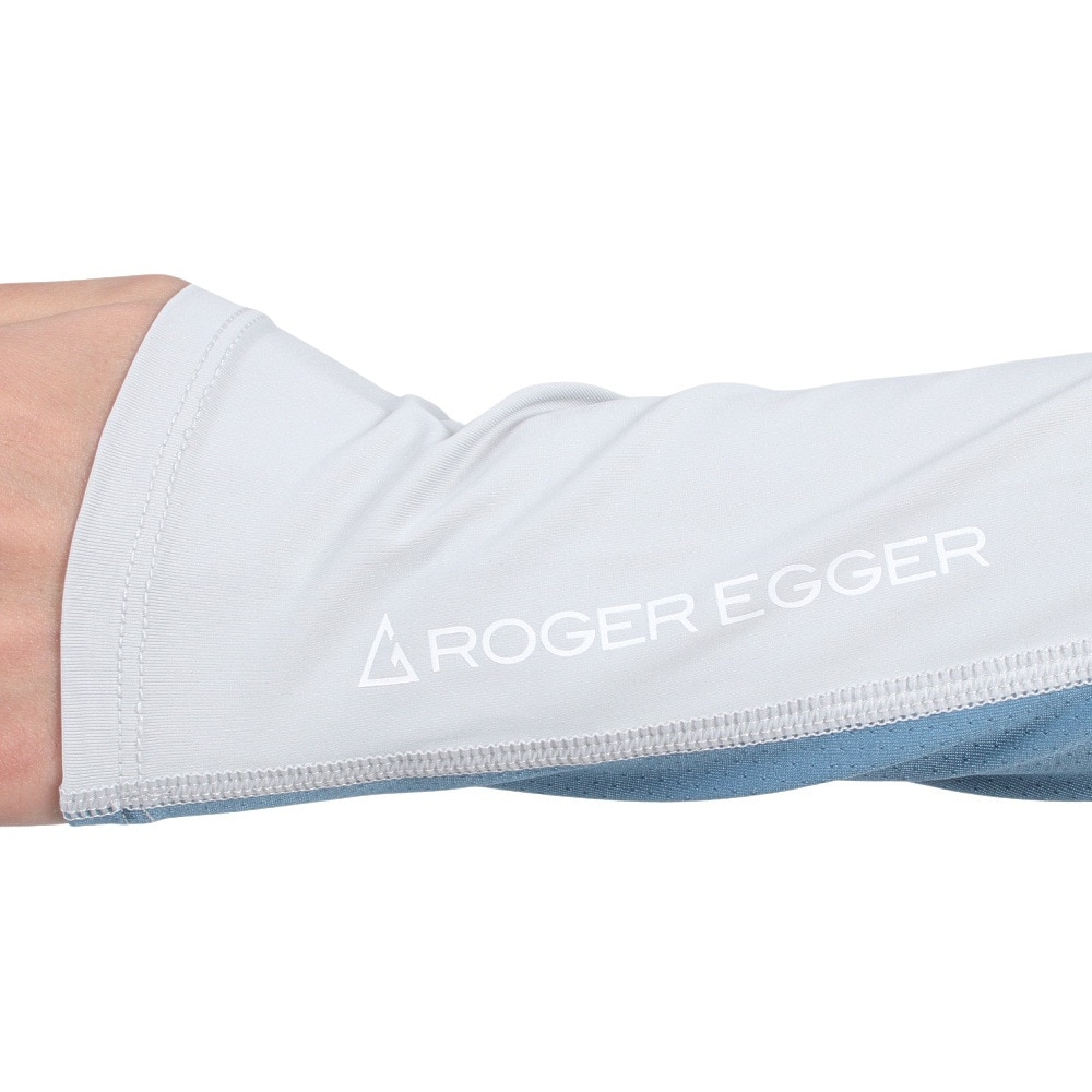 ロジャーエーガー（ROGEREGGER）（メンズ、レディース）UV カット ストレッチ 速乾 クールアームカバー RE23SUK5700033GRY グレー