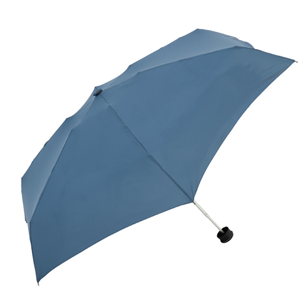 ハス（HUS）（メンズ、レディース）日傘 折りたたみ傘 晴雨兼用 UVカット率90％以上 紫外線対策 軽量 スマートデュオ Carry 54573 Blue