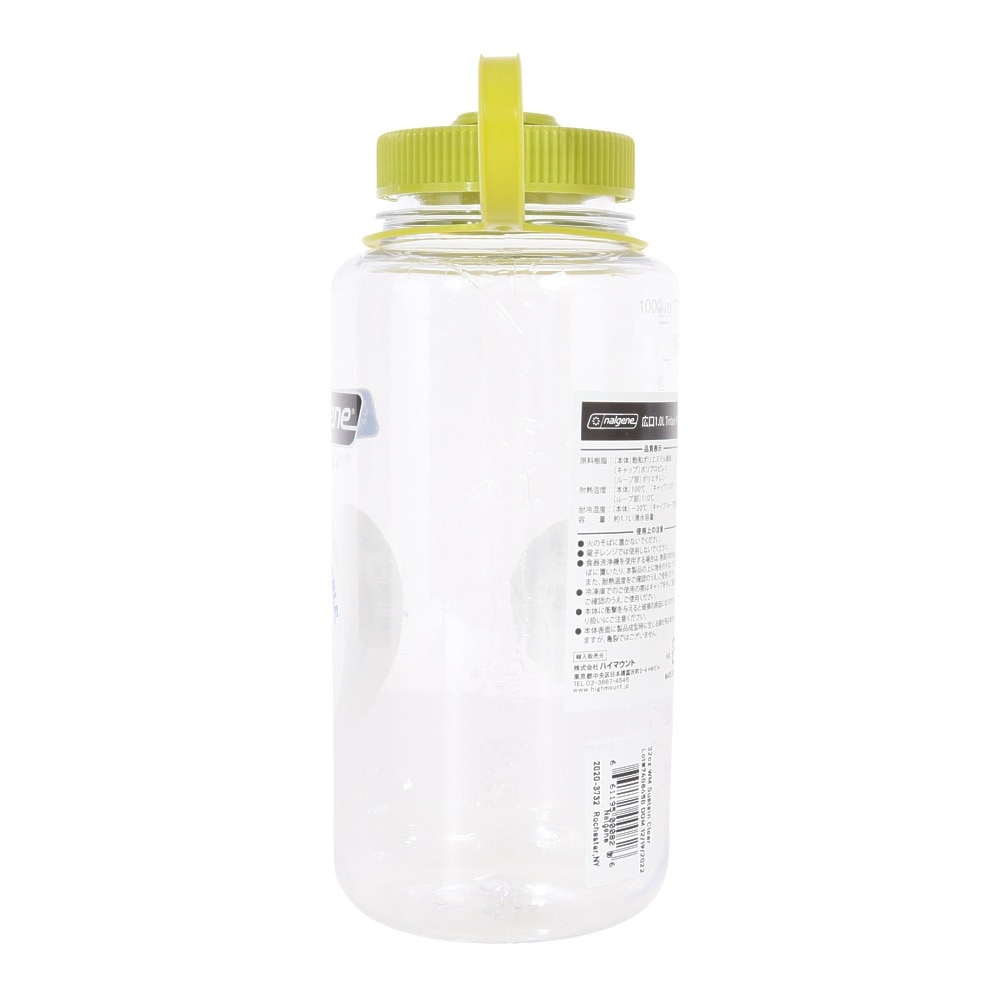 ナルゲン（nalgene）（メンズ、レディース）広口 1.0L Tritan Renew ウォーターボトル 91631 クリアー