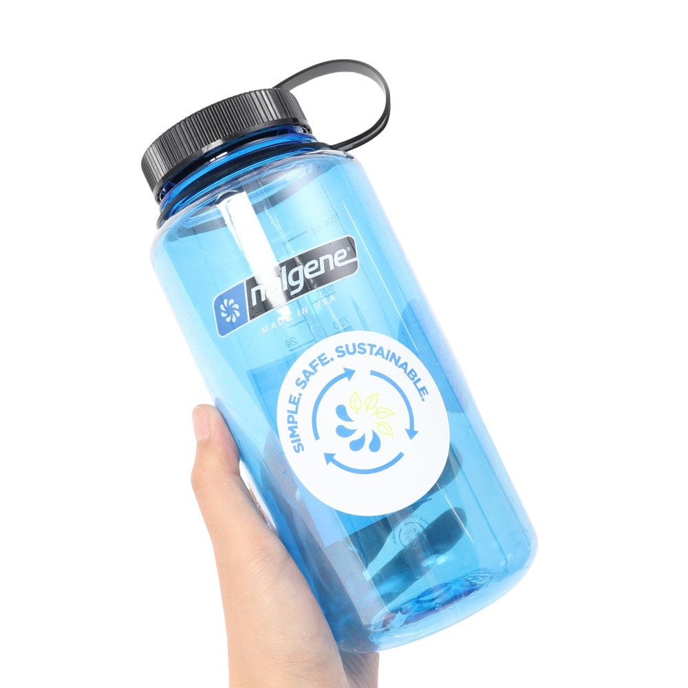 ナルゲン（nalgene）（メンズ、レディース）広口 1.0L Tritan Renew ウォーターボトル 91632 ブルー