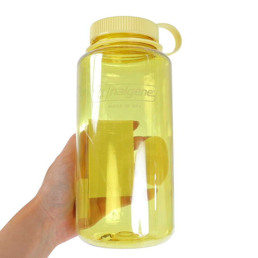 ナルゲン（nalgene） 水筒 ウォーターボトル 広口1.0L Tritan Renew バター 91636 イエロー