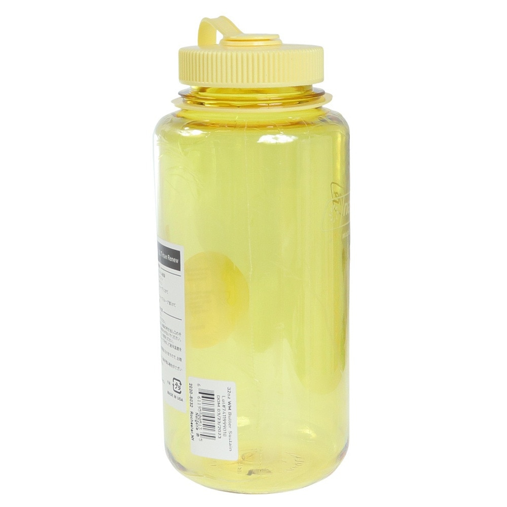 ナルゲン（nalgene） 水筒 ウォーターボトル 広口1.0L Tritan Renew バター 91636 イエロー