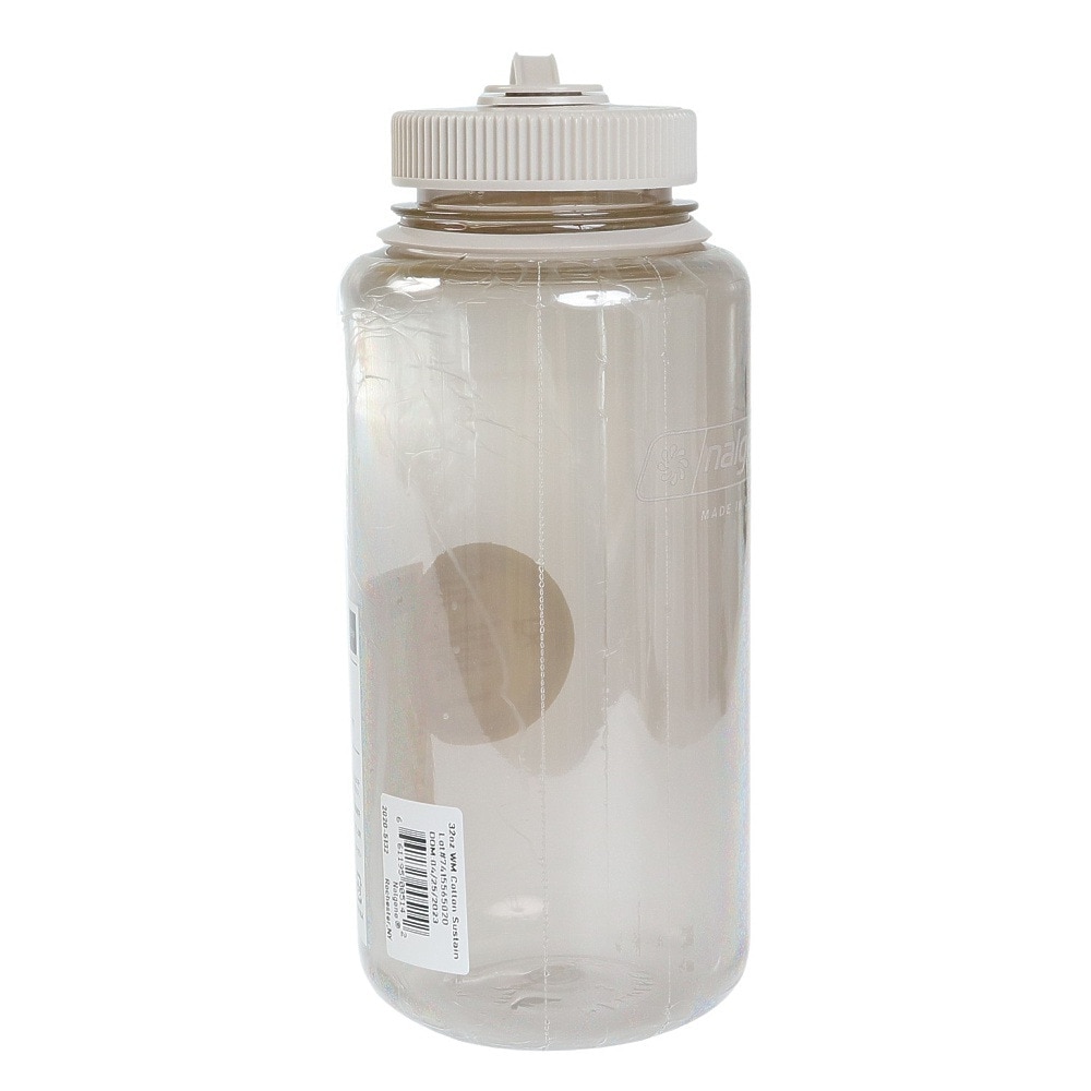 ナルゲン（nalgene）（メンズ、レディース）水筒 ウォーターボトル 広口1.0L Tritan Renew コットン 91637 ベージュ