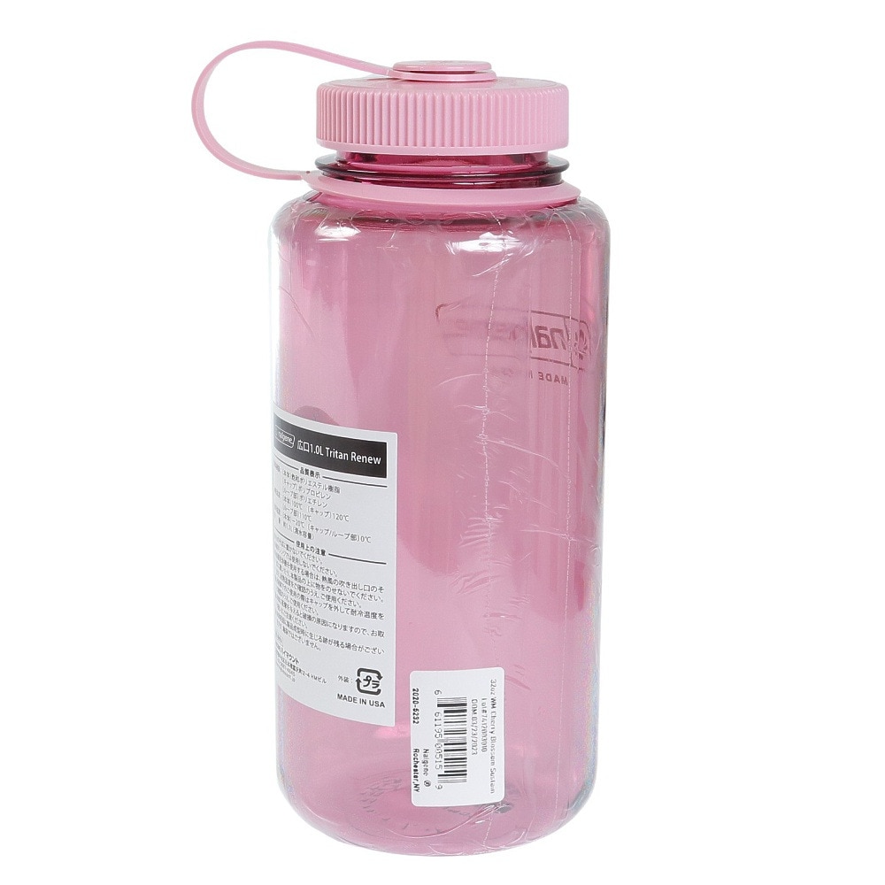 ナルゲン（nalgene） 水筒 ボトル ウォーターボトル 広口1.0L Tritan Renew チェリーブロッサム 91638 ピンク