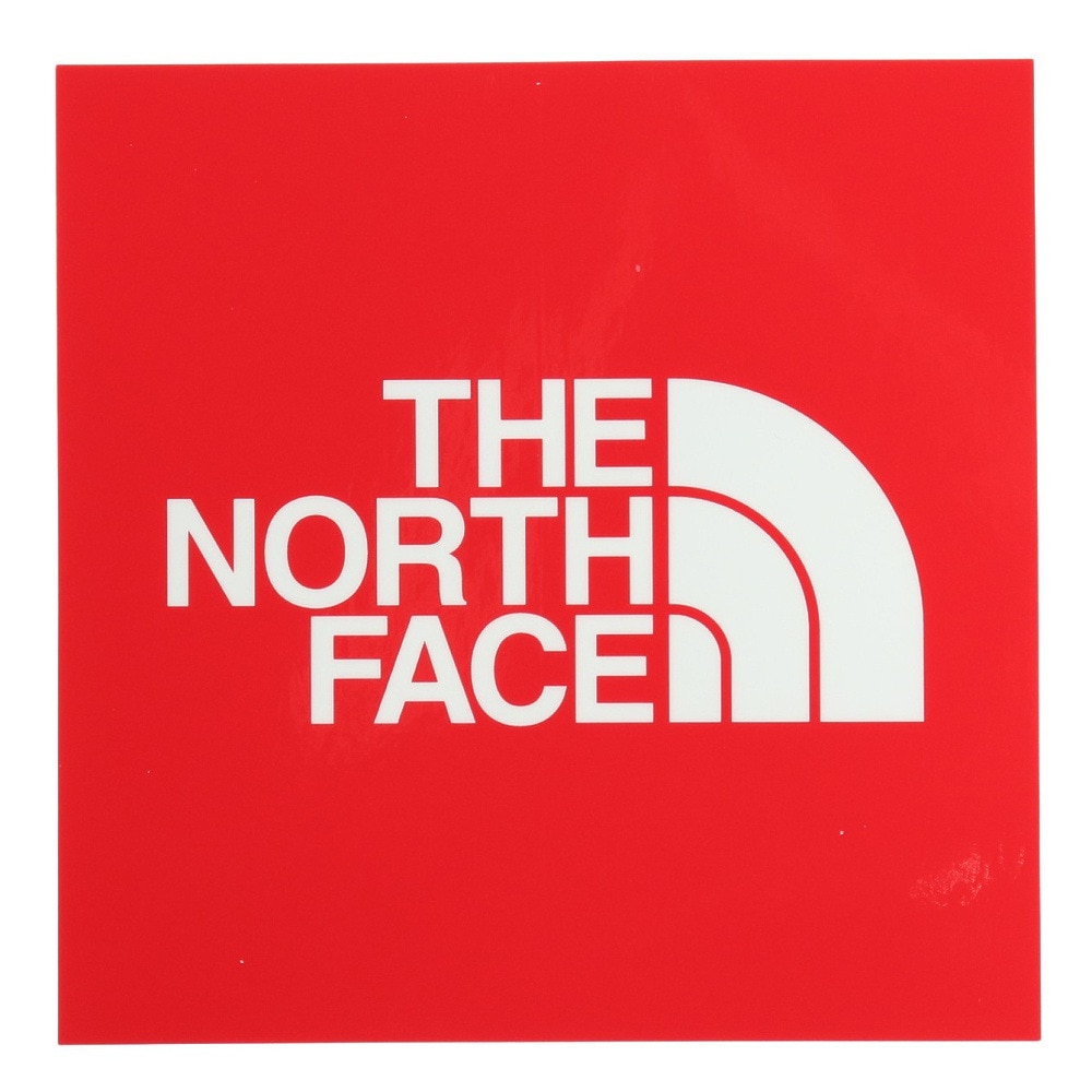 ザ・ノース・フェイス（THE NORTH FACE） スクエアロゴステッカー NN32227 R レッド