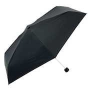 ハイマウント（High MOUNT）（メンズ、レディース）折りたたみ傘 パラソル&ゴー バイ スマートデュオ 57265 ブラック 収納ケース付 花見 晴雨兼用 日傘 遮光 軽量
