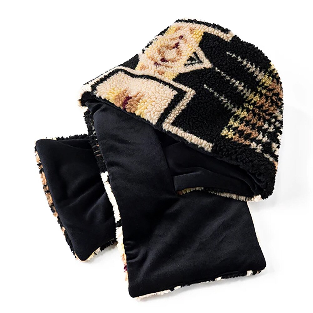 ペンドルトン（PENDLETON）（メンズ、レディース）ボアマフラー 19807327016000 ブラック