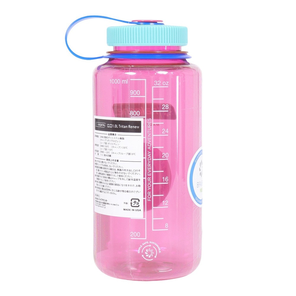 ナルゲン（nalgene）（メンズ、レディース）広口1.0L 91644 Renew マジェンタ