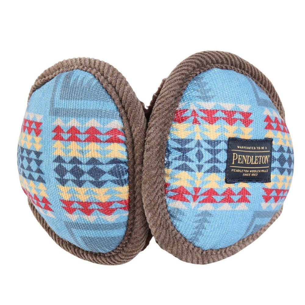 ペンドルトン（PENDLETON）（メンズ）コーデュロイ プリント イヤーマフ PDT-000-243005 BLU