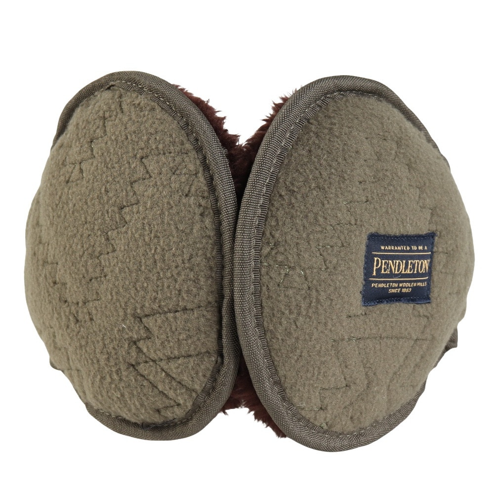 ペンドルトン（PENDLETON）（メンズ）フリース キルティング イヤーマフ PDT-000-243014 OLIVE